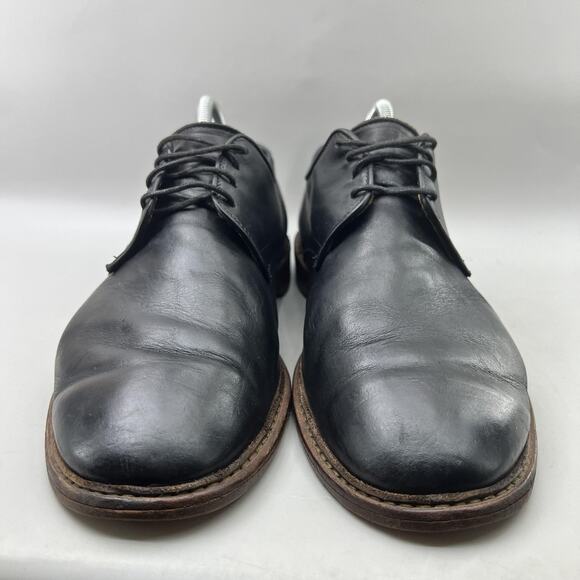 Allen Edmonds Academy Plain Toe Shoes Men Size 10.5 3E Wide Black Dress Oxford main image 6